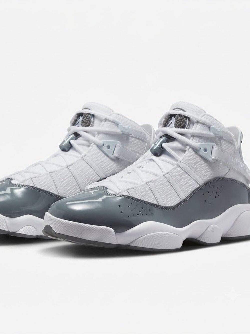 Nike Jordan 6 Rings White Cool Grey Men’s Size 9.5 322992-121